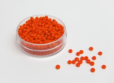 Glasperlen 2,6 / 3mmD orange